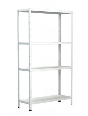 SCHULTE Regalwelt Steckregal, 4 Fachböden, 180x90x40 cm (HxBxT), weiß