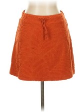 ABound Women Orange Casual Skirt XS