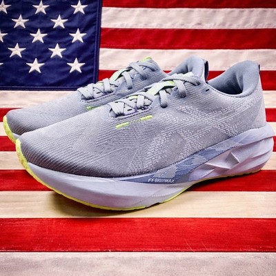 Asics Novablast 5 Gravel Gray/Blue Fade Running Shoe SAMPLE