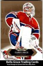 2016-17 Fleer Showcase Carey Price #51 Montreal Canadiens NHL Hockey 