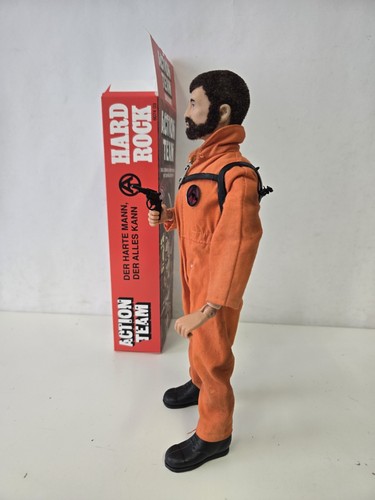 Schildkröt Action Team Hard Rock Figur, Repro Hände, mit custom repro Box - Bild 2 von 11