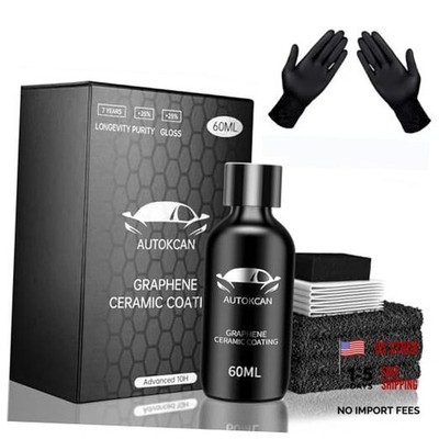 Graphene Ceramic Coating(60ML), 10H Ceramic Coating for Cars, High Gloss Anti 