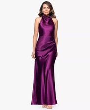 NWT Betsy  Adam Women's Burgundy Dress. Size 6. Petite