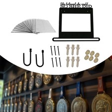 Medal Hanger Display Medal Holder Sturdy Organizer with Screws Iron Wall Mount