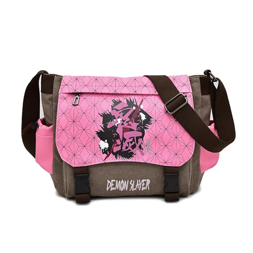 Bolso de hombro de gran capacidad de dibujos animados Nezuko Kamado Demon Slayer - Imagen 2 de 28