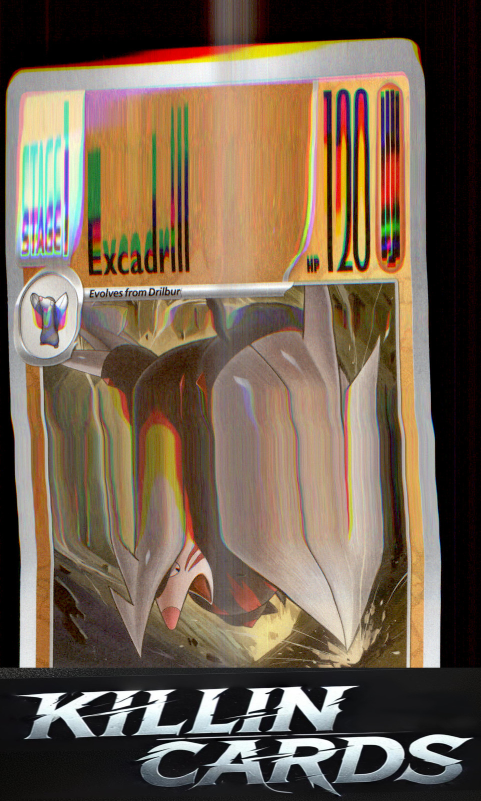 Reverse Holofoil Excadrill (56) 56/108 Pokemon Rare Dark Explorers Card NM