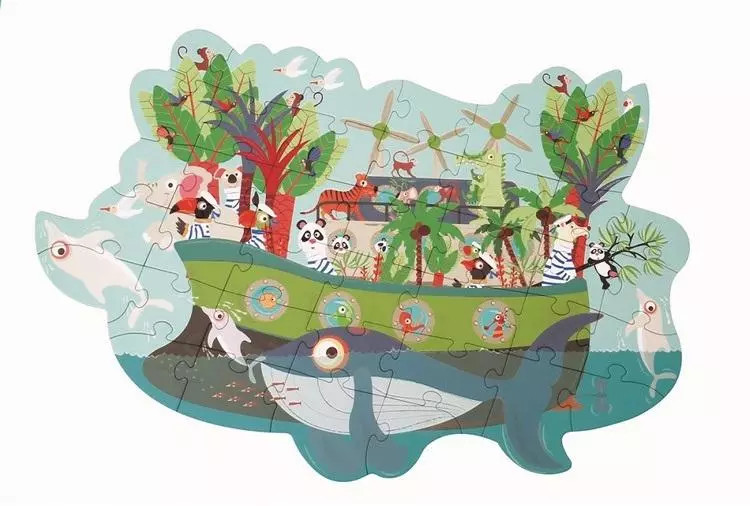 5414561811459 Puzzle 40 konturowe Arka Scratch