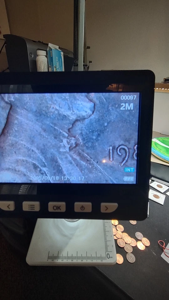 1984 1c Lincoln Memorial Cent Doubled Ear Cent Double Die Obverse FS-101 DDO-001 - Image 4 of 4