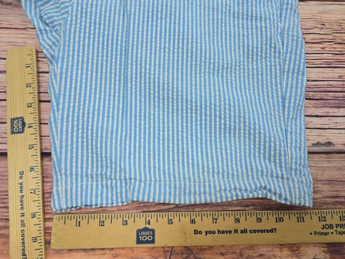 Vineyard Vines Mens Blue Striped Lightweight Seersucker Club Shorts 38 - Picture 7 of 7