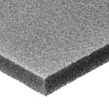 Foam Sheet, Closed Cell, 48 In W, 48 In L, 1/2 In Thick, Gray, Zusa-Xpe-1
