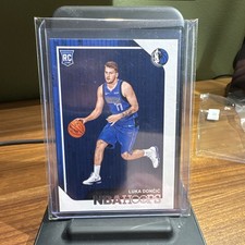 Luka Doncic 2018-19 Panini NBA Hoops Rookie Card (RC) #268. rookie card picture