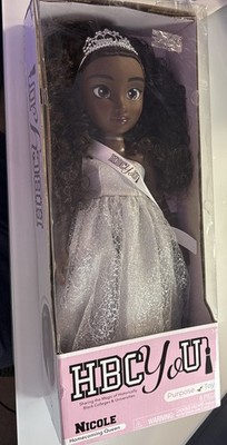Just Play HBCyoU Homecoming Queen Doll Nicole, 18-inch Doll & Accessories, Curly