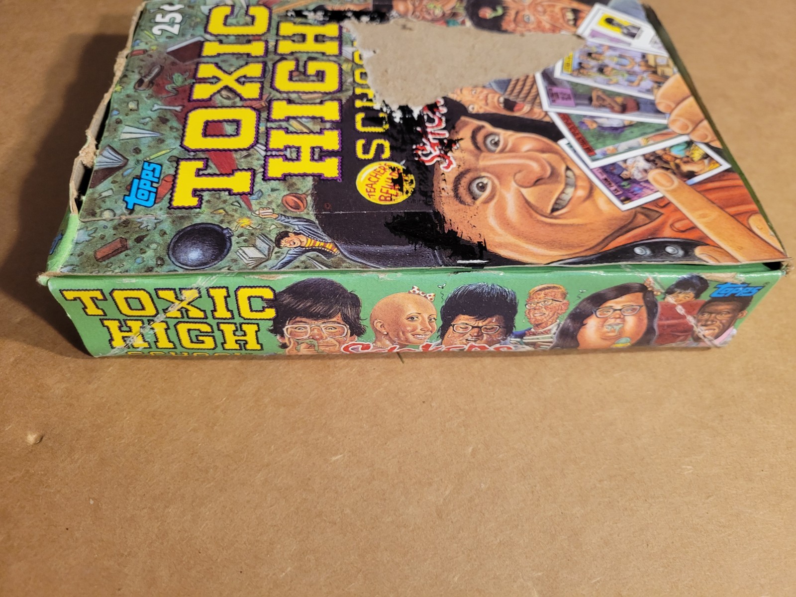 1991 TOPPS TOXIC HIGH SCHOOL STICKERS BOX NEW | eBay