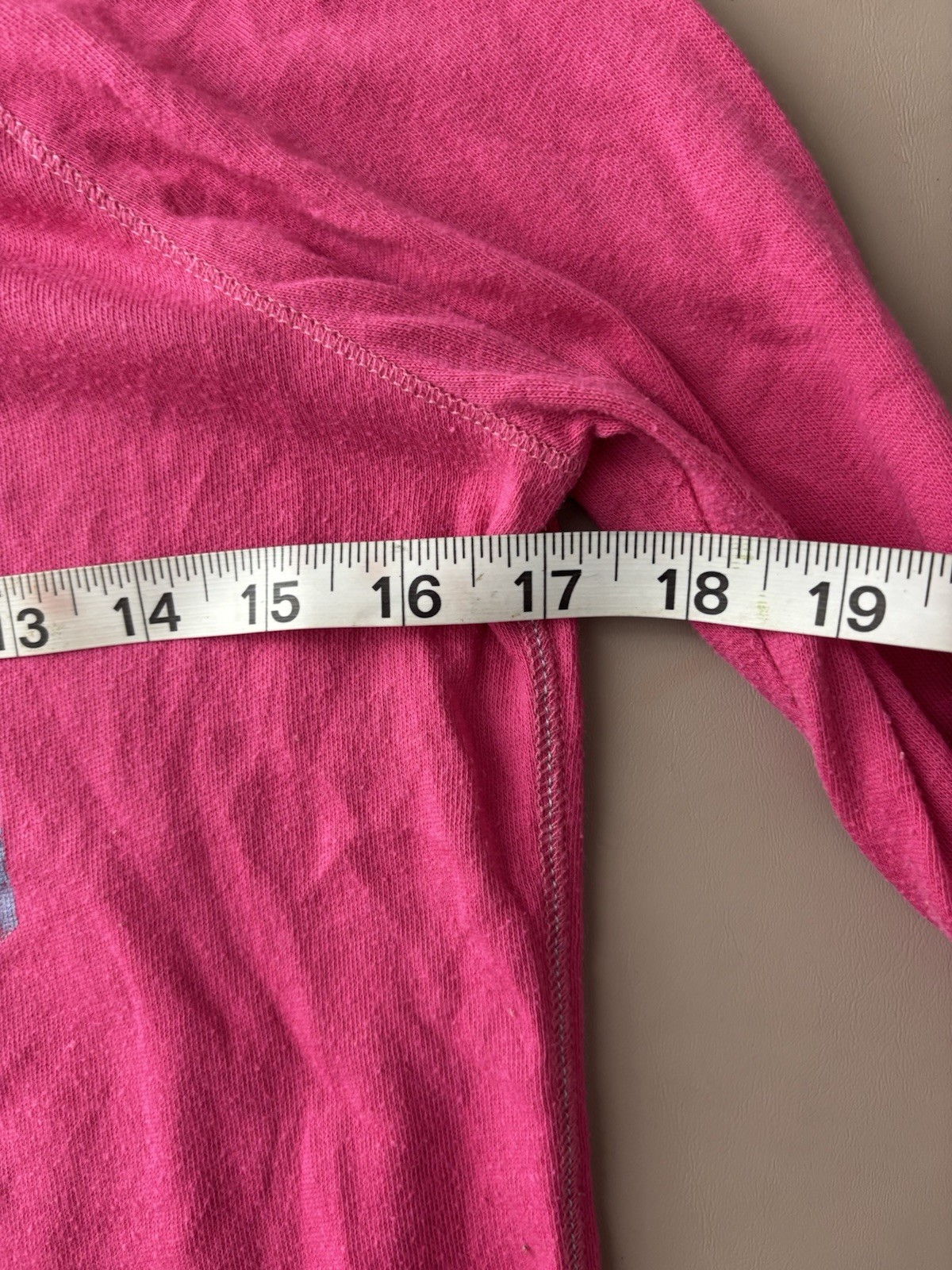 Aeropostale NYC 87 Hot Pink Long Sleeve Top Size Small 0236