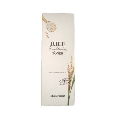 SKINFOOD Rice Brightening Toner 160mL New In Box K-Beauty Glass Skin
