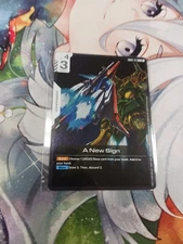 GD02-117 A New Sign - Gundam TCG ENGLISH New Type Challenge Promo