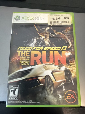 #ad Need for Speed: The Run Limited Edition Microsoft Xbox 360 2011 CIB $11.99