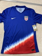 United States Soccer Jersey Mens Medium Nike USMNT USA Dri Fit 2022 Shirt