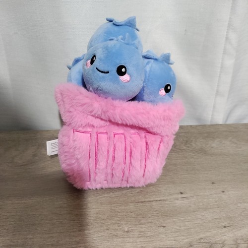 Iscream blueberry Furry And Fleece plush Nantucket Kids New - Picture 3 of 7