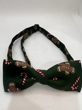 H M Kids Boys Bow Tie Adjustable Strap Elastic bowtie christmas holiday green