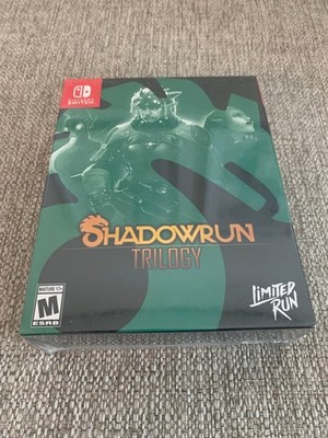Shadowrun Trilogy Switch Collector's Edition Limited Run #163 Nintendo New