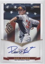 2012 Panini USA Baseball National Team 18U Signatures 25/349 Dom Nunez Auto 0c2
