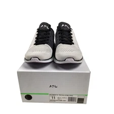 APL Women's Techloom Pro Sneakers Size 11 White Black Cosmic Grey