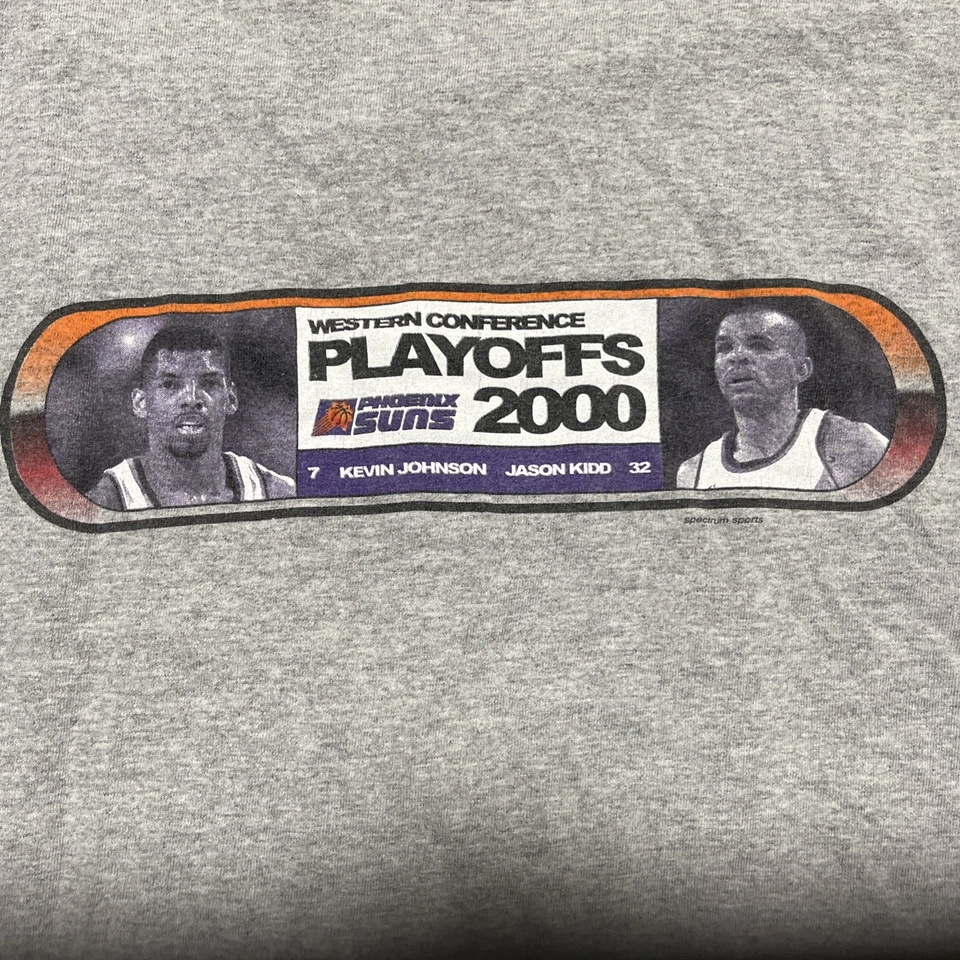 NBA Western Conference Playoffs 2000 Size Large Phoenix Suns T Shirt Jason Kidd  - Image 2 of 4