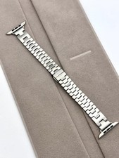 Width 14mm Watch Hermes Style Satine Grand H Band For Apple Watch Series 38-49mm