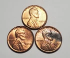 3 X 1950 P LINCOLN WHEAT PENNY 3 COIN SET UNC AS SHOWN #P2869