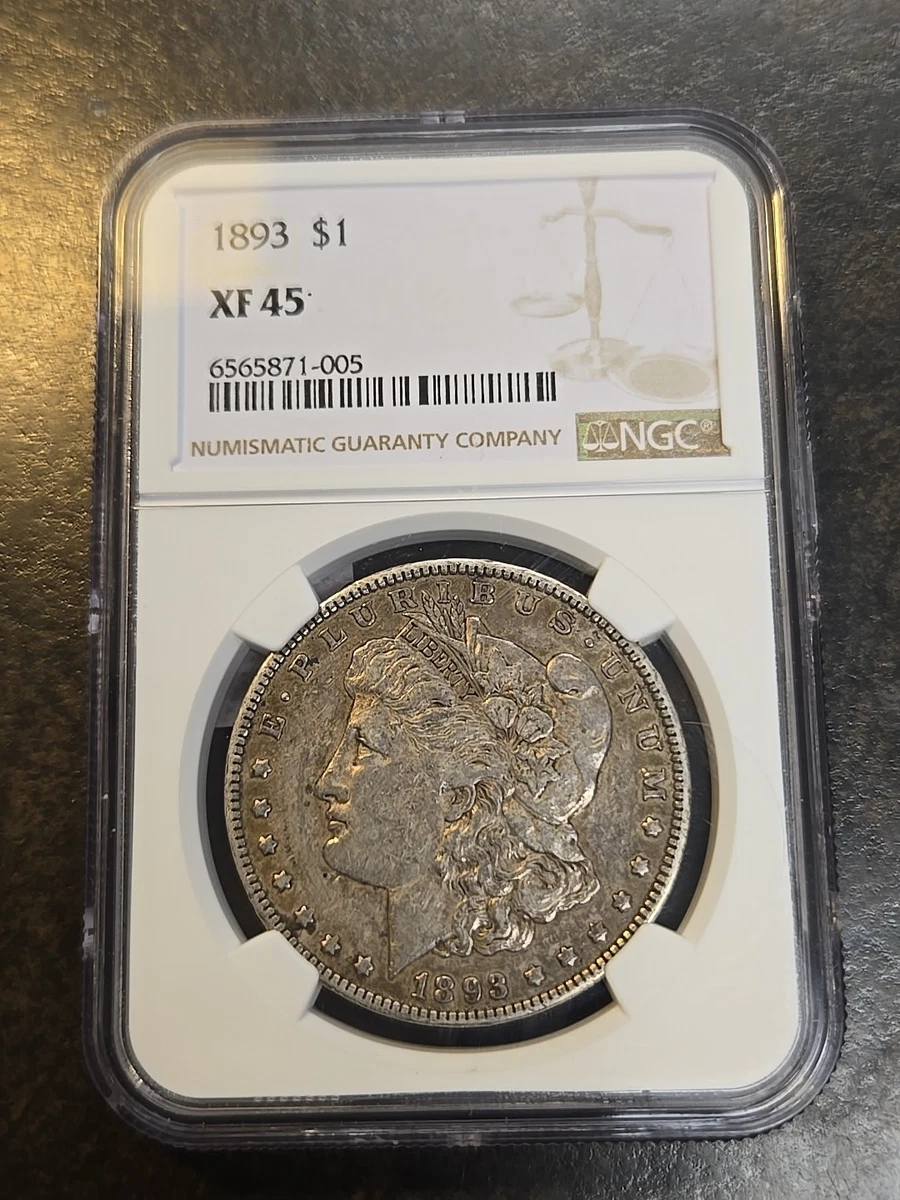 1893 Year Grade XF 45 US Morgan US Dollars (1878-1921) for sale | eBay