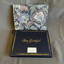Vera Bradley Gratitude Journal With Floral Cover & "Stay Grateful" Box New