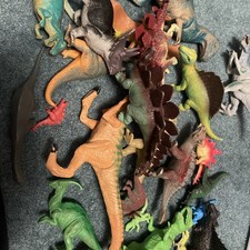 Lot of 29 Play Toy Dinosaur Figure Plastic Variety Dino