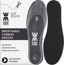Worker Walker Super Active Pro ? Breathable Shoe Insoles for Safety and Work Sho