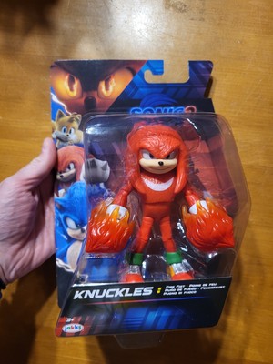 Sonic the Hedgehog 3 KNUCKLES FIRE FIST WAVE 3 Movie 5 inch Figure
