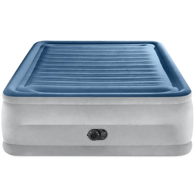 Dura-Beam: Comfort-Plush Air Mattress 22'' Queen - BLUE EXCLUSIVE