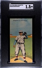 1911 T201 Mecca Double Folders HUGGINS / BRESNAHAN HOF SGC 1.5 FR