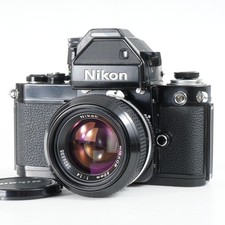 :Nikon F2 Black 35mm Film SLR Camera w/ DP-2 Finder  Nikkor 50mm f/1.4 Lens
