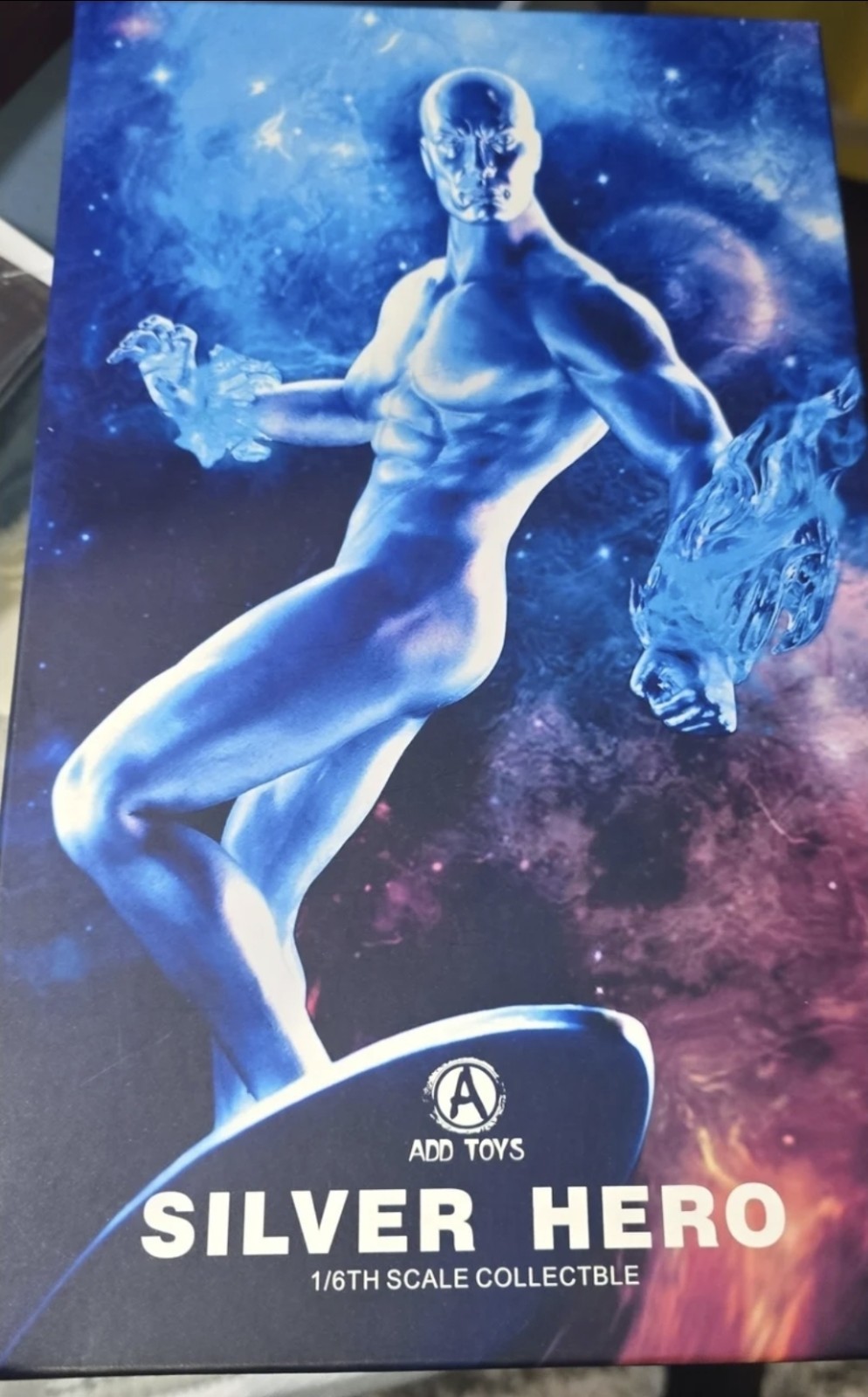 1/6 scale hot toys like silver surfer full silicon body, ADD TOYS brand