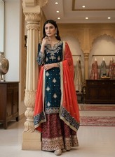 Pakistani Salwar Kameez Ready To Wear Suit Wedding Party Bollywood Eid Dress New