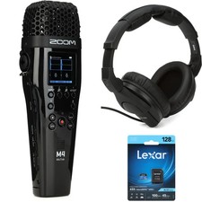 Zoom M4 MicTrak 4-channel Portable Recording Bundle