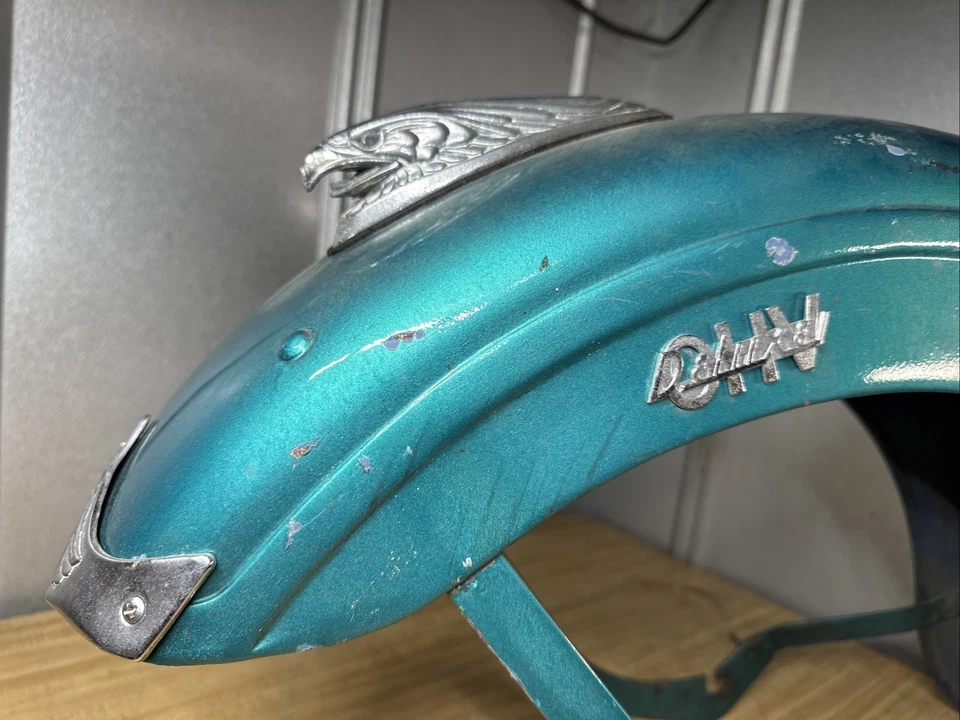 Harley-Davidson Knucklehead UL 1938-40 Not OEM Narrow Brace Squashed Bird Fender - Image 2 of 4