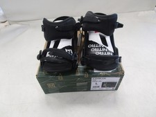 NITRO RAMBLER RAW SNOWBARD BINDINGS 2024 SIZE LARGE 836509-002