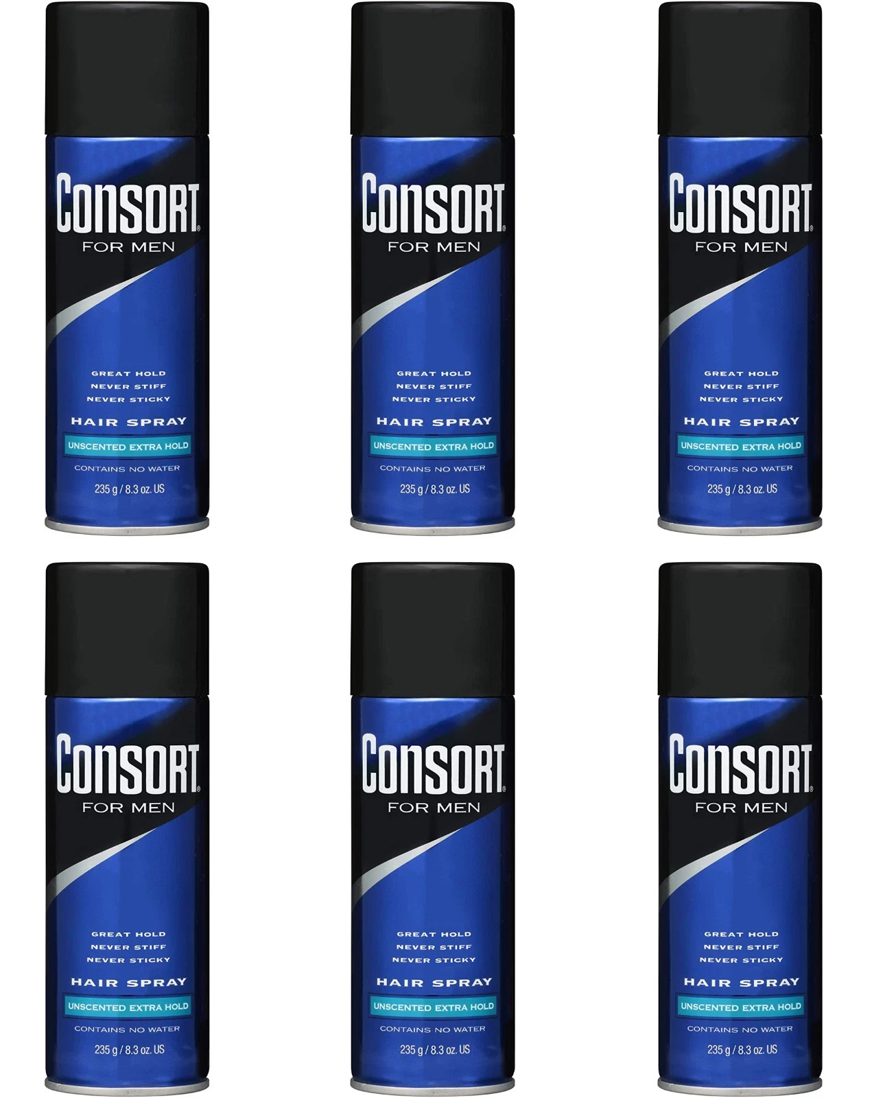 Aerosol Unscented Extra Hold 8.30 Oz (pack Of 6)