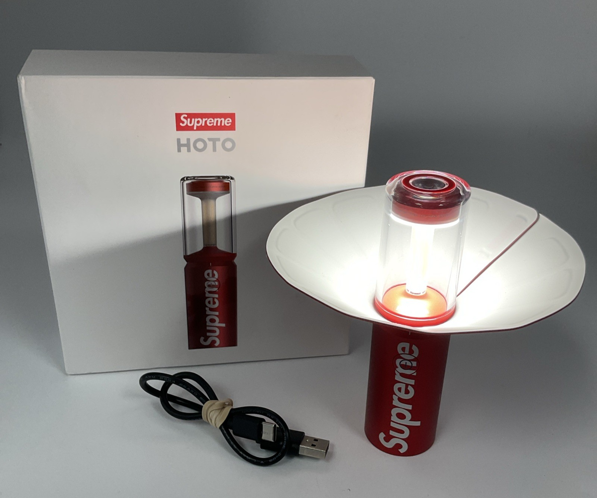 Supreme x HOTO Camp Light Red Limited Edition QWLYD001 LED Camping