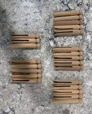 Vintage Wood Clothespins round head - Quantity 23