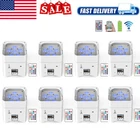 8Pack 6x18W RGBWA+UV Battery Powered WIRELESS DMX LED Par Lights DJ Uplighting