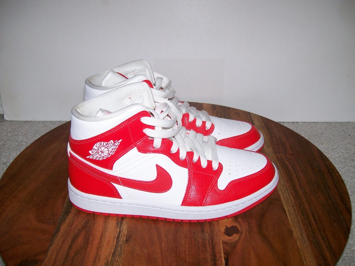 国内発送 関税込 Nike Jordan 1 Mid Syracuse BQ6472-116 楽天市場】NIKE WMNS AIR JORDAN 1 MID SYRACUSE white/habanero