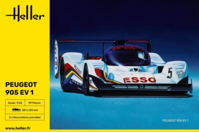 Heller 80718 Peugeot 905 EV 1 in 1:24 Neu in OVP