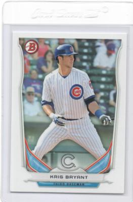 KRIS BRYANT 2013 2014 2015 2016 Bowman card